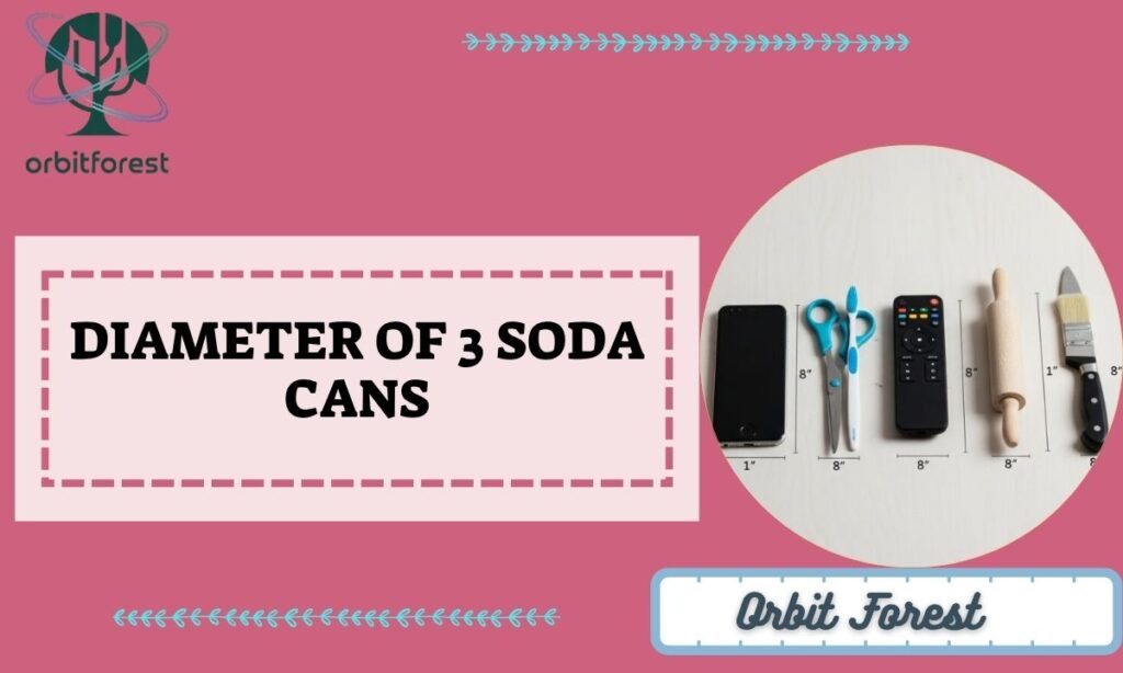 Diameter Of 3 Soda Cans