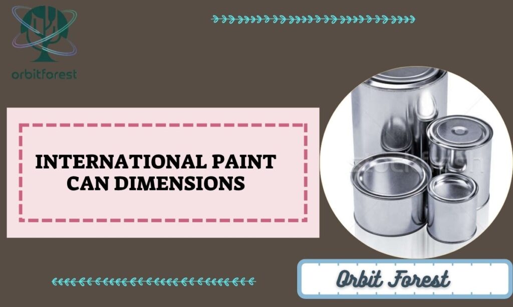 International Paint Can Dimensions